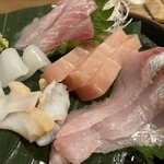 旬菜 駒長 - お刺身五種盛合せ