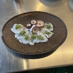 ジャンソーアタル - 水蛸刺し翡翠青唐ソース（税込968円）