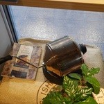 三ツ豆珈琲 - 手回し焙煎器（ディスプレイ用）