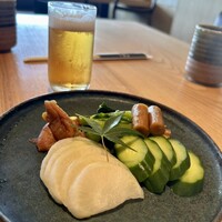 うなぎ四代目 菊川 恵比寿ガーデンプレイス店 - 漬物盛り合わせ