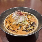 都来 - 焦がしマー油の担担麺(別アングル)♪