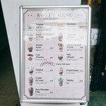 メルティング イン ザ マウス - 外看板メニュー