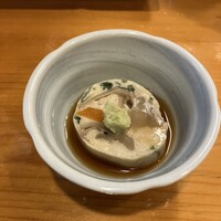 かぐら坂 新富寿司 - 帆立の吹寄せ