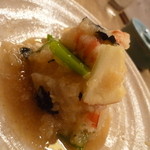 花いち - 【冷】えびと貝柱 霙酢