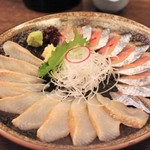 函館 開陽亭 - ほっけ・サンマの刺身