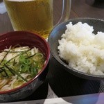 おかげさま - ランチのご飯と素麺