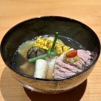 華丸吉日 - 夏鴨と焼き茄子のすき煮