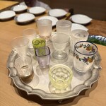 米増 - 日本酒のお猪口、どれにしようかな❤️