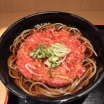 よもだそば 新宿西口店 - 紅しょうが天そは 560円