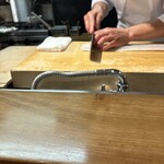 佳肴岡もと - 鱧の骨切りは素人目にも腕の差歴然