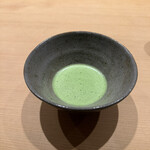 米増 - 食後のデザートの後は大将が点てたお薄。美味しい♡