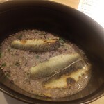 RISTORANTE IL NODO - 鮎のリゾット（お鍋）