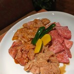 大昌園 - 上カルビ、上ミノ、上ホルモン、失念