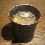 煙 燻製バル トリベーネ - 味噌汁