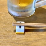 ニシガハチ - 箸置きはジャン牌！笑