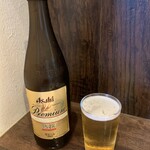 手打そば むらやま - アサヒプレミアム熟撰（中瓶）