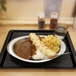 しぶそば - かきちくカレー。