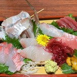 旅館 なわ井 - 2200円プラスでグレードアップの刺し盛り