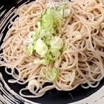 ゆで太郎 - 葱をトッピングして頂きます(^o^)/