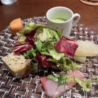 フィーコディンディア - パスタランチ前菜盛合せ