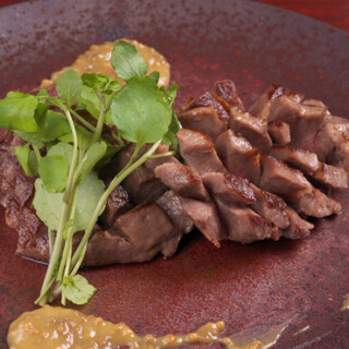 魅惑の鉄板焼き◆角煮風酢ぶたと車海老を堪能