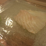 うを徳 - 山口の星カレイの刺身。ものすごく身がしこしこしてます！