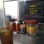 らーめん 大 - 卓上