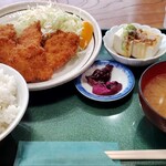 おそば仲屋 - 料理写真:チキンカツ定食