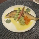 トラットリアイタリア 銀座店 - 鮎のコンフィ