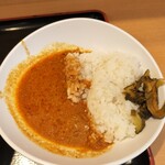 よもだそば - 半カレー390円