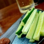 やきとり新盛 - 梅キュー