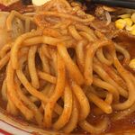 蒙古タンメン中本 - 麺アップ
