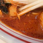 蒙古タンメン中本 - ベースは北極なので、辛さも充分