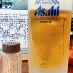 やきとり新盛 - キンキンに冷えた生大