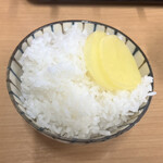 千葉家 - もやしがないので半ライスからライスに変更