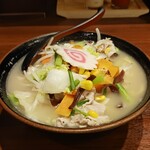 えび豚骨拉麺 春樹 - 野菜たっぷり塩タンメン