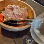 特選和牛と産直野菜 牛炙 - 