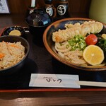 創作うどん ほしの - さぬきのぶっかけ定食