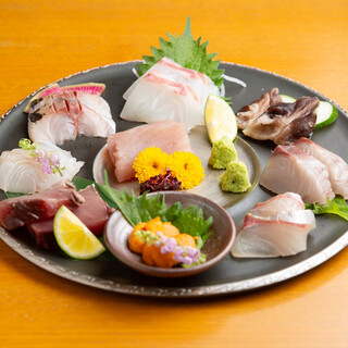 瀬戸内の海鮮と厳選和牛・地物の野菜を、経験豊かな店主が逸品に