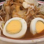 蒙古タンメン中本 - スライスタマゴ