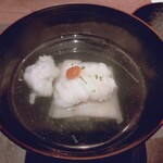 和食 板垣 - 鱧のお椀　清汁