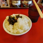 大輝家直系家系ラーメン 大金家 - 税込み100円食べ放題ライス