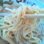 天下一品 - 麺・・・かん水臭が強めかな