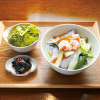 五目野菜湯麵セット