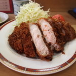 幸楽 - ロースカツ松・断面
