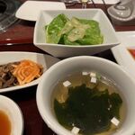 叙々苑 - スープとサラダ