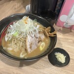 麺処 花田 上野店 - 味噌ラーメン、ヤサイニンニク増し