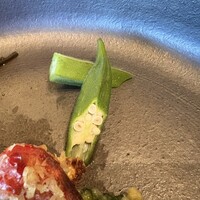 高宮庭園茶寮 - オクラお浸し