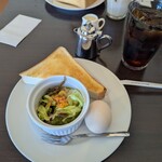 ほたる珈琲 - アイス珈琲　Aモーニング