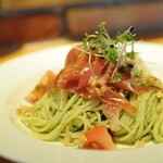 ママルパ - バジルと生ハムの冷製パスタ